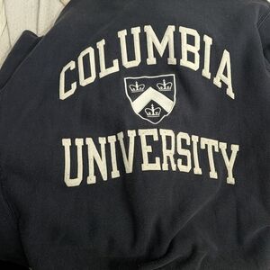 Columbia University Black Sweatshirt Vintage Large